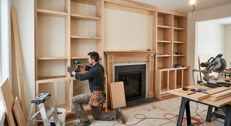 Built In Shelving Service in Winston Salem, NC