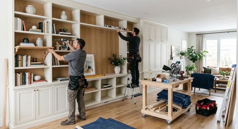 Built In Storage Installation in Durham, NC