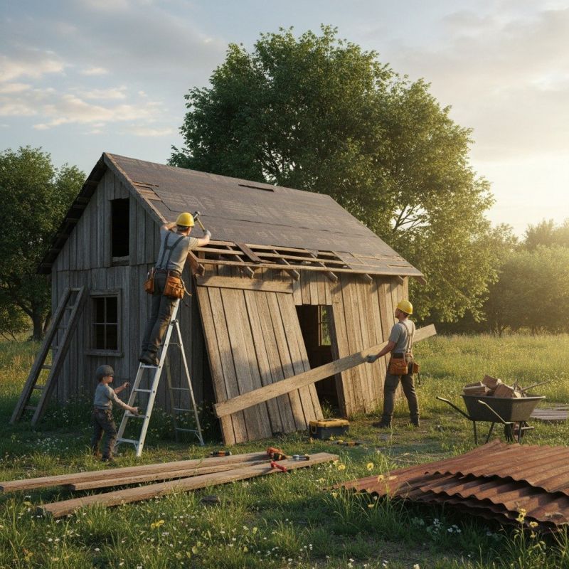 Shed Damage Repair in Wilmington, NC