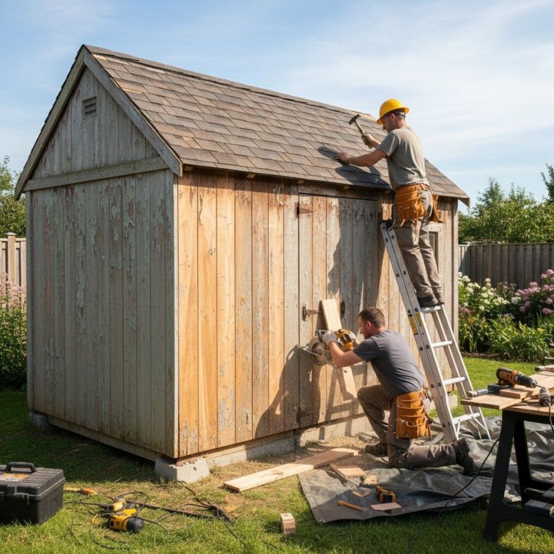 Storage Shed Repair in Olathe, KS